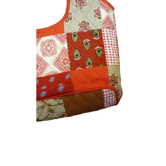 Bueno Boho Style Patchwork Handbag Orange White New With Tags Hippie Ret… - Picture 3 of 9